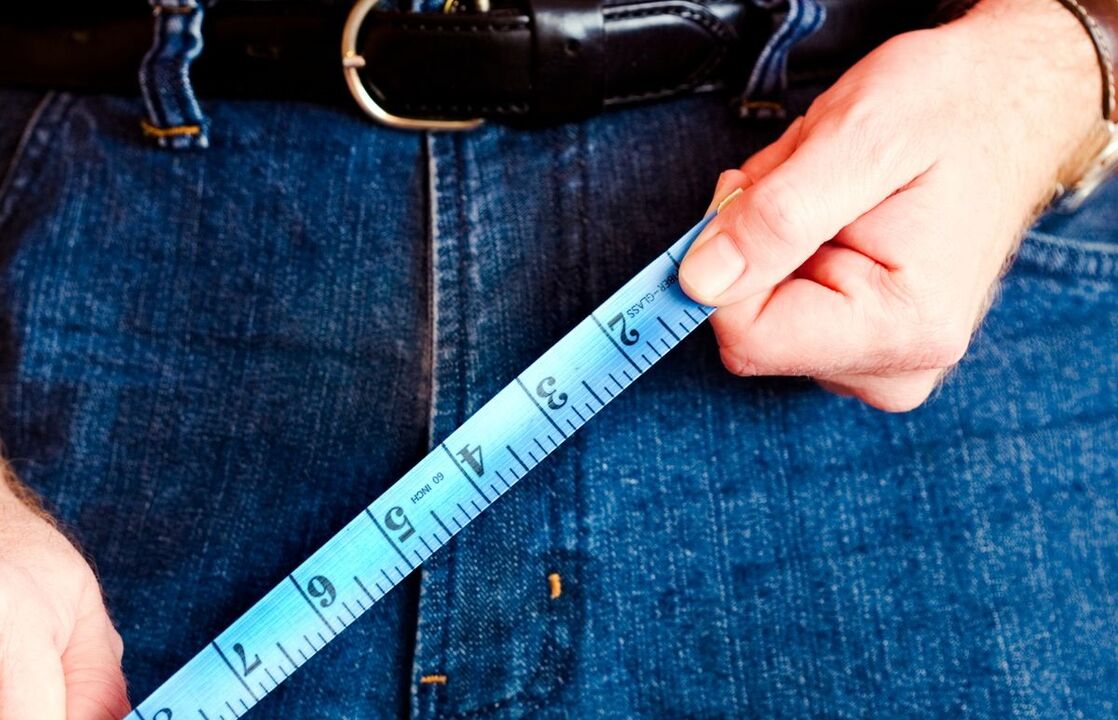 pengukuran penis sebelum pembesaran